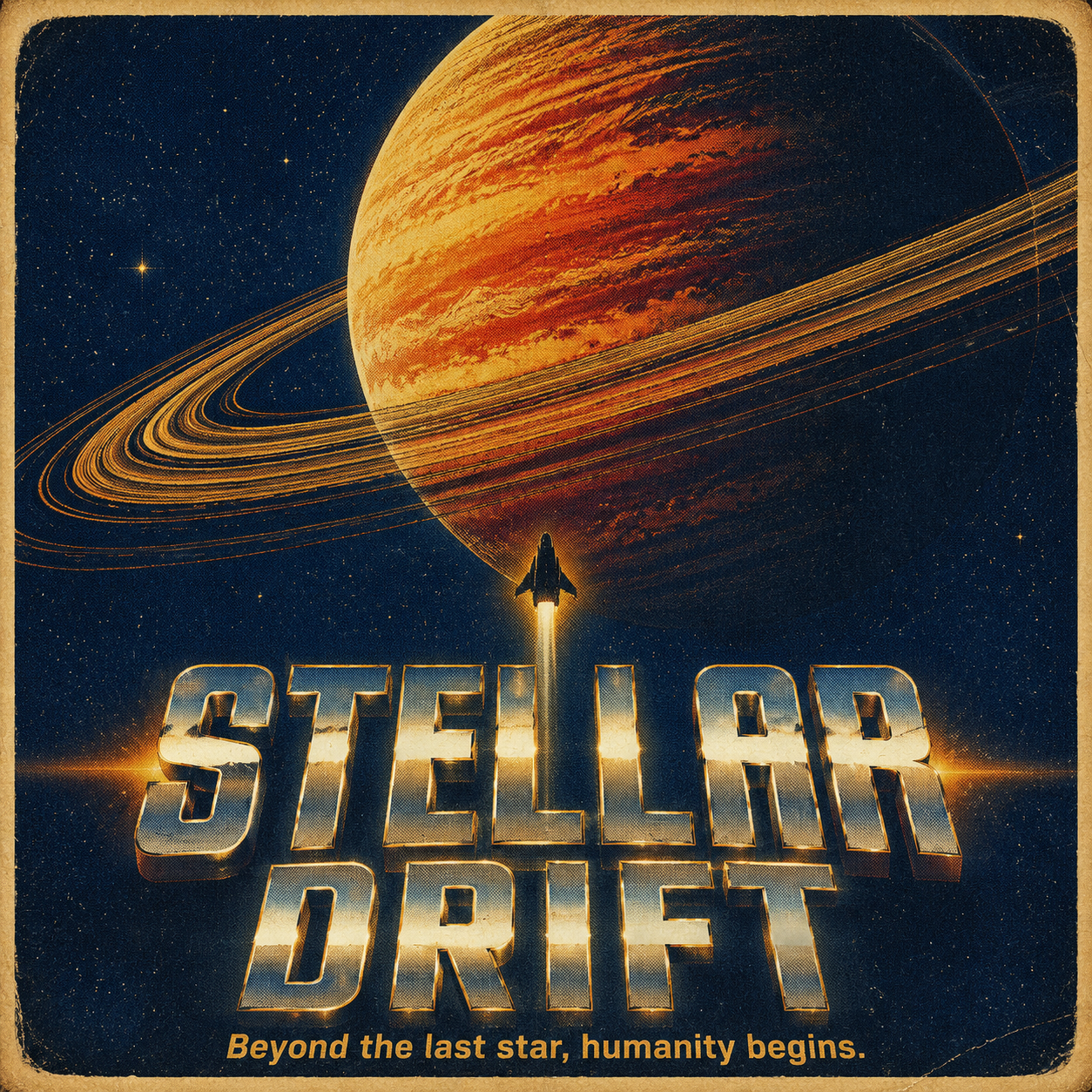 Retro Sci-Fi Movie Poster