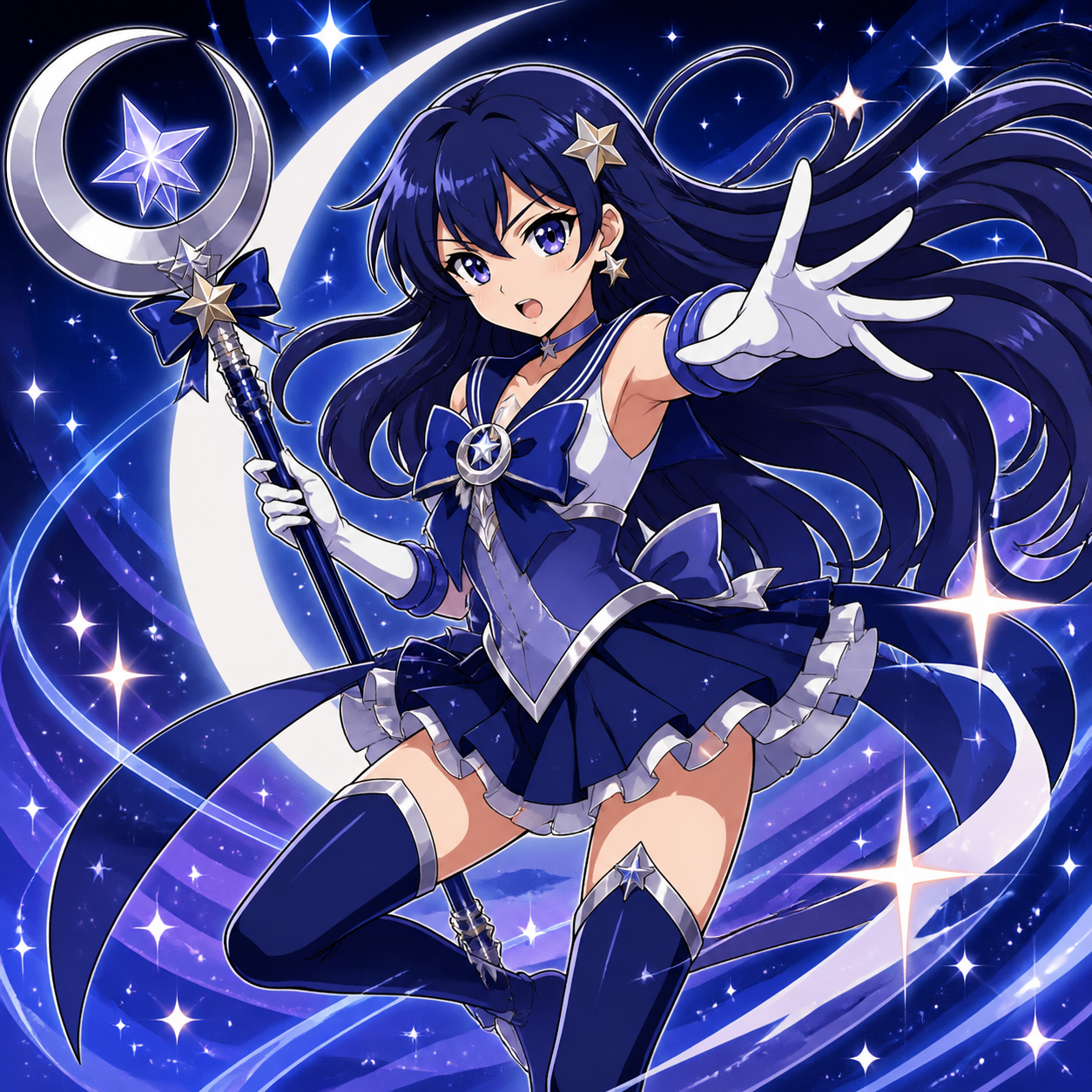 Anime-Style Magical Girl