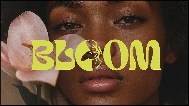 Beauty cover design with flowers