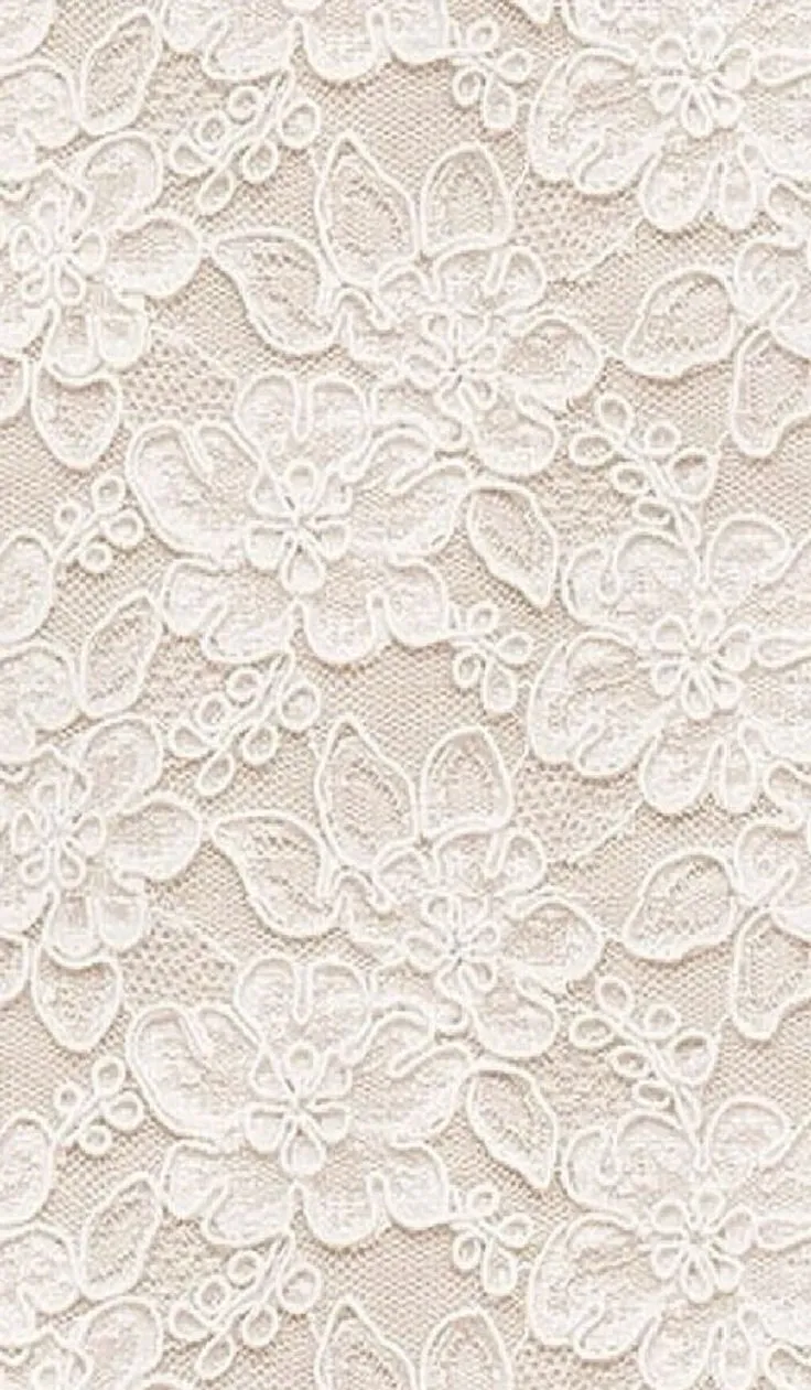 Intricate lace fabric detail
